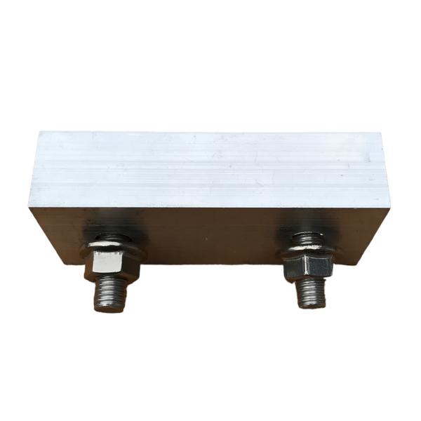 C - Profile connector with screws PV rail solar rail connector 40x40 mm Tax rate: 0% according to §12 Para. 3 UstG